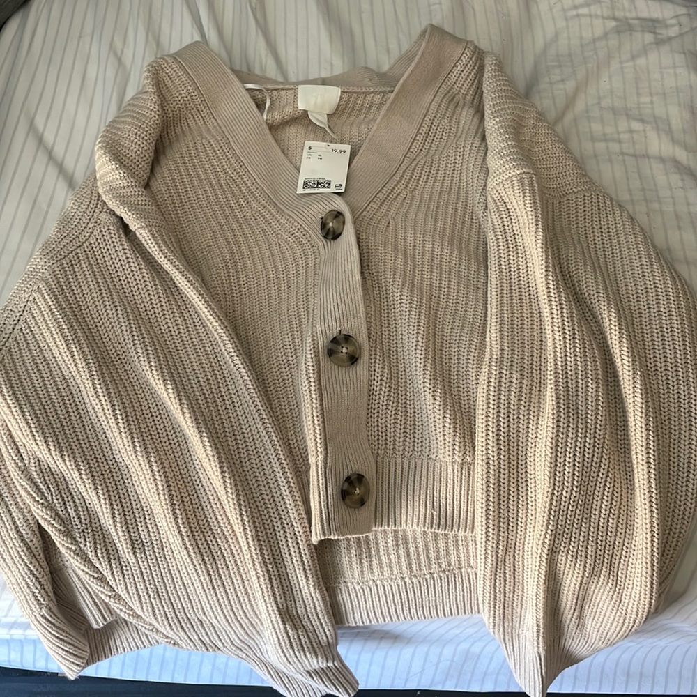 TAN H&M SWEATER